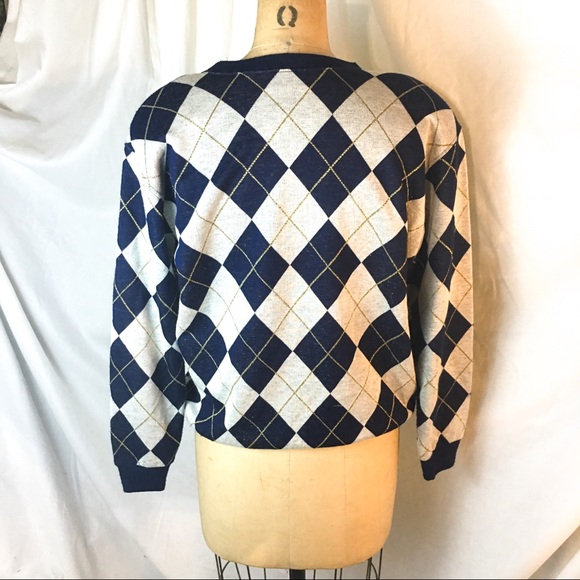 Vintage Argyle Sweater - Picture 5 of 8